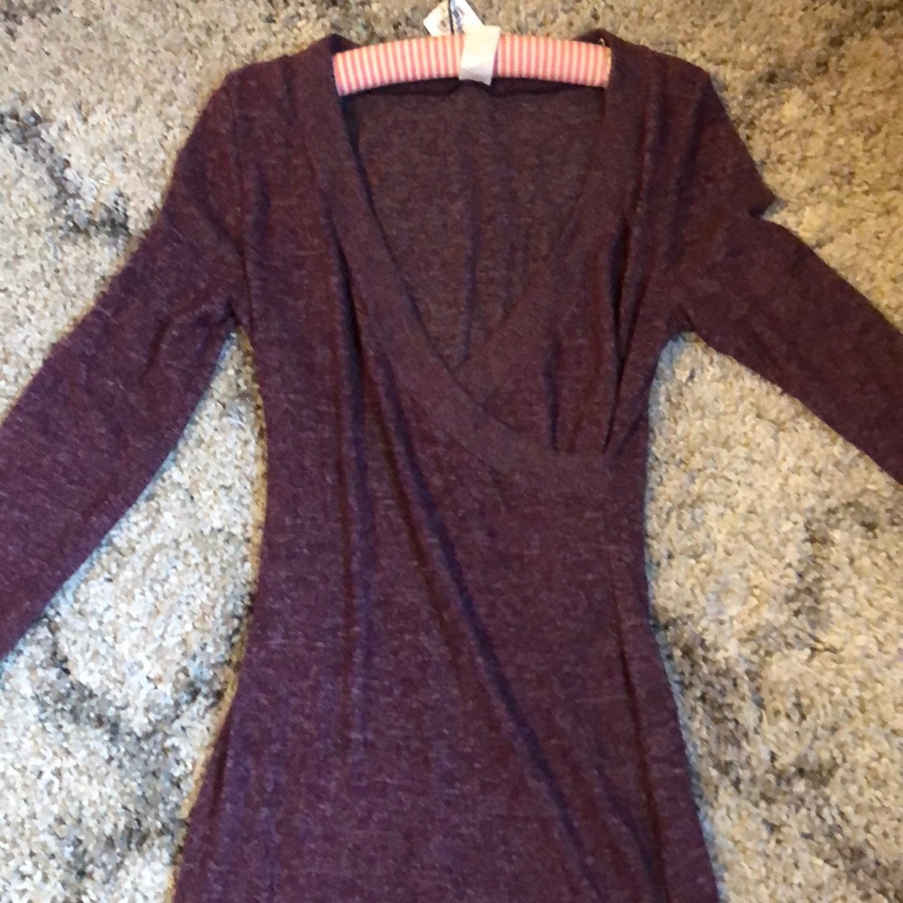 Women’s Burgundy Sweater Dress